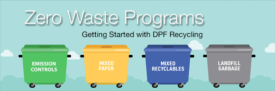 How DPF Recycling Fits with Zero Waste Programs