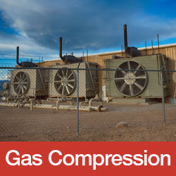 Catalyst recycling for gas compression equipment
