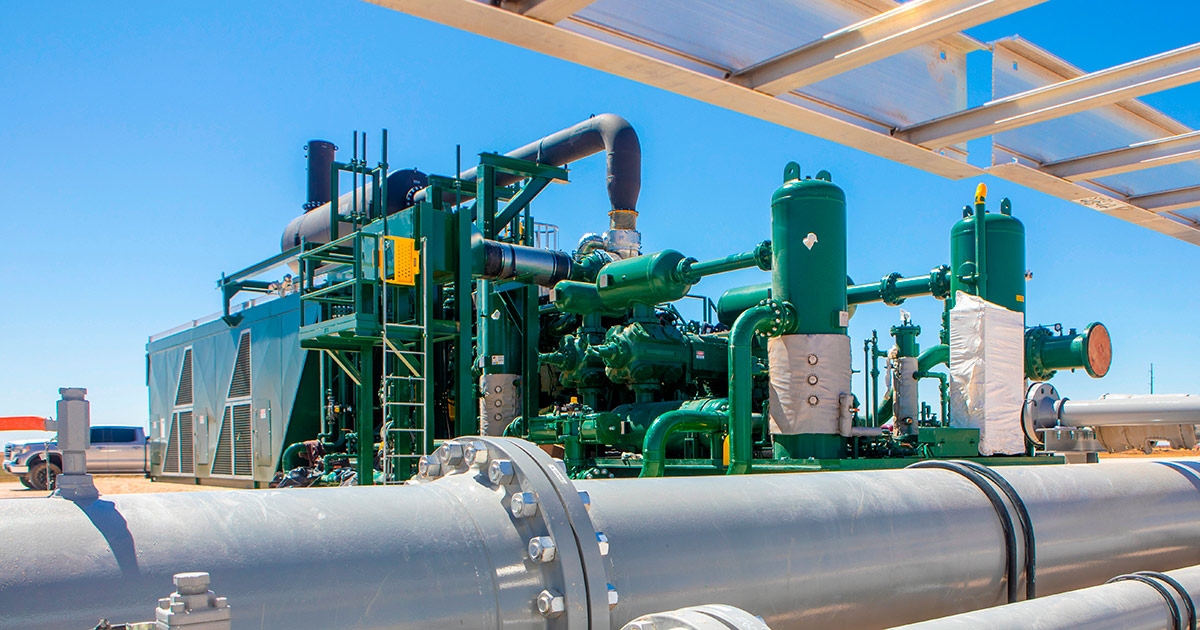 Catalyst recycling for gas compression equipment