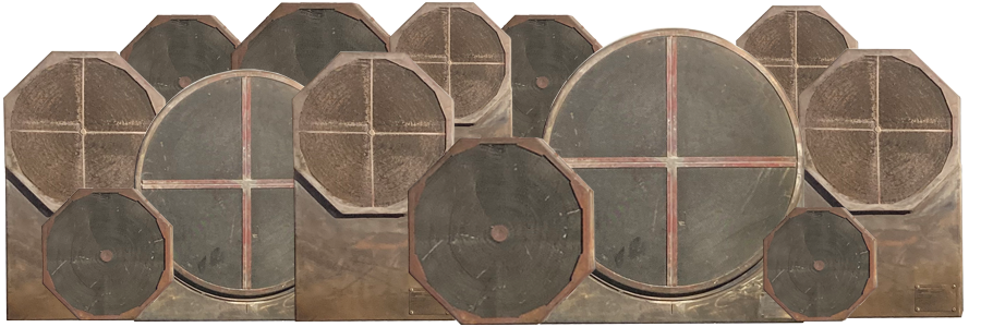 Commons shapes of foils used for natural gas catalysts